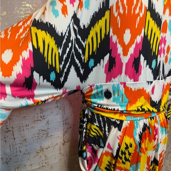 Fashion to Figure Multicolor Abstract Dress - Picture 9 of 10